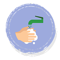 Lavare e disinfettare le mani