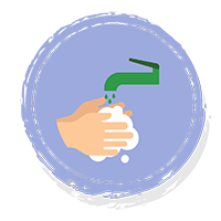 Lavare e disinfettare le mani